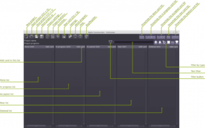 Agile Commander main window functions description